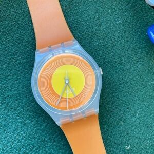 Swatch Watch Orange and Yellow - OS137